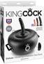 King Cock Vibrating Inflatable Hot Seat Set Flesh 3 Dongs Included